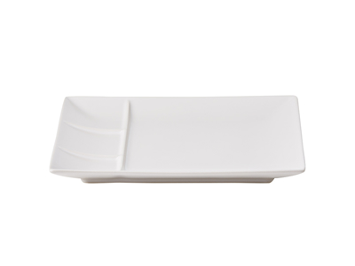 Quadro Tapas tallerken 26x26 cm Hvid ste