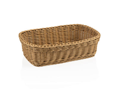 Bread Basket Beige 31x21x9 cm Weaver Pro