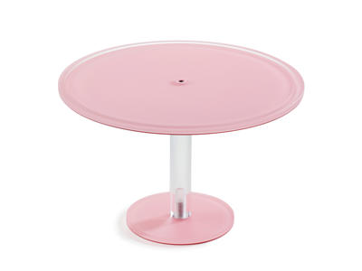 Cake stand on foot 33 cm Pink Mealplak