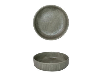 Bowl Low Ø9 cm Gray Gordion