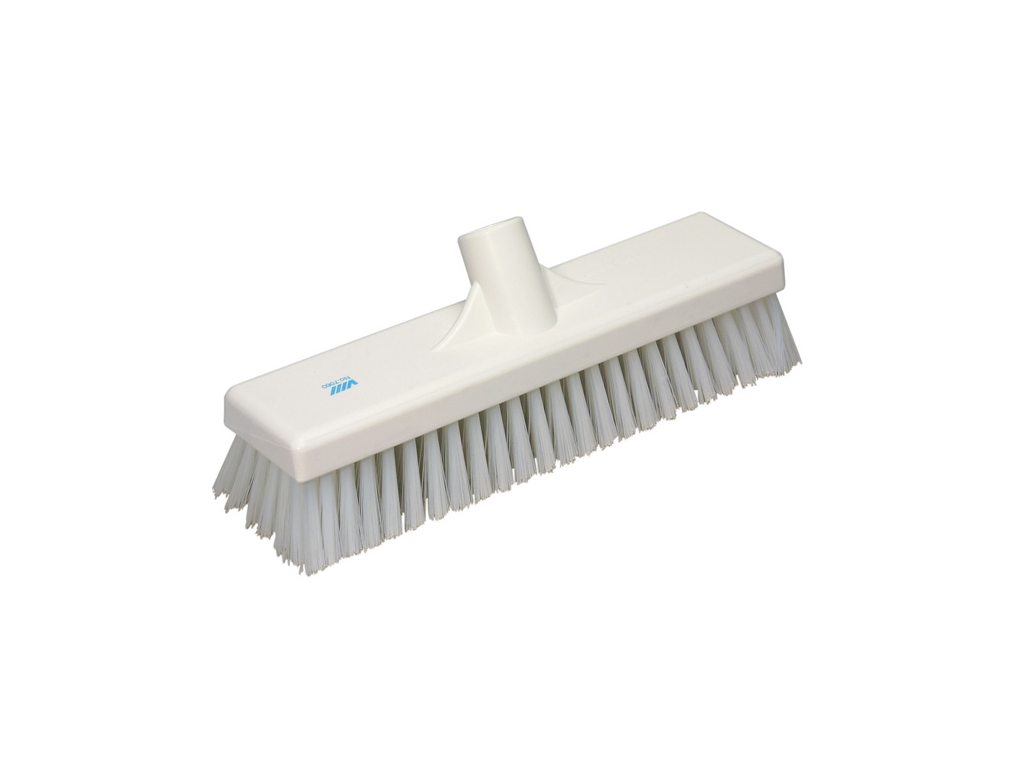 Floor washing brush stiff 305 mm white