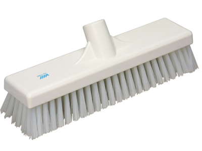 Floor washing brush stiff 305 mm white