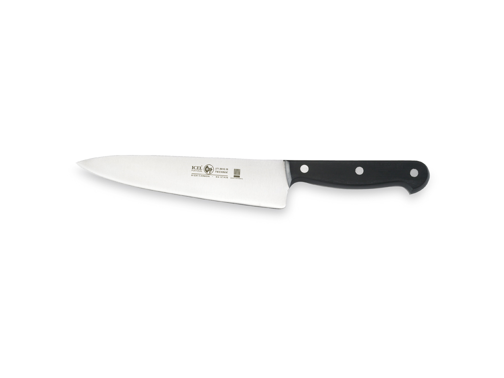 Chef's Knife - Stainless Steel - Black - 180mm - 56HRC