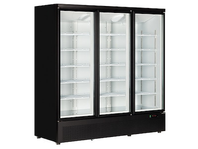 Display freezer cabinet 1090 ltr. Black -18/-22*