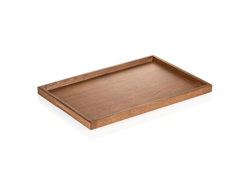 Tray Melamine Wood Non-slip 35x24x2 cm Li