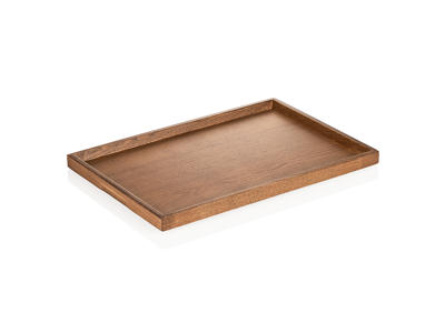 Tray Melamine Wood Non-slip 35x24x2 cm Li