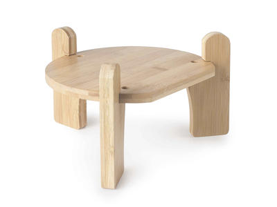 Foot for drink dispenser wood Ø18