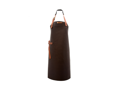 Leather apron Xapron Kansas Brown