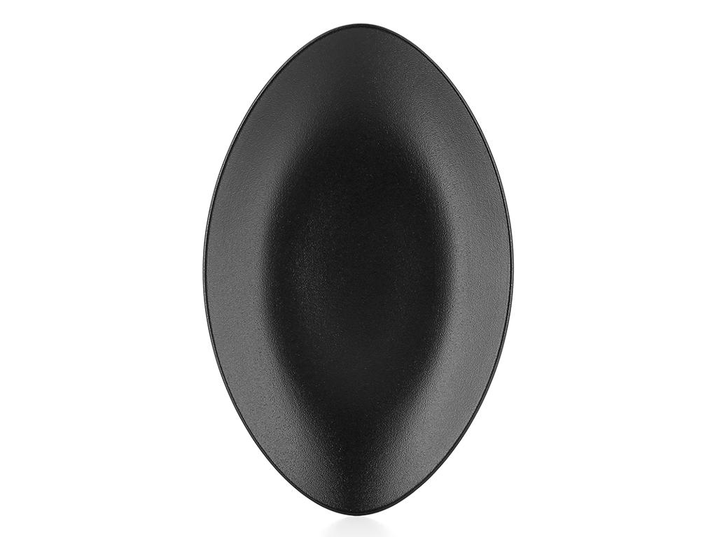 Plate Oval 35x22 cm Cast iron style Equinoxe