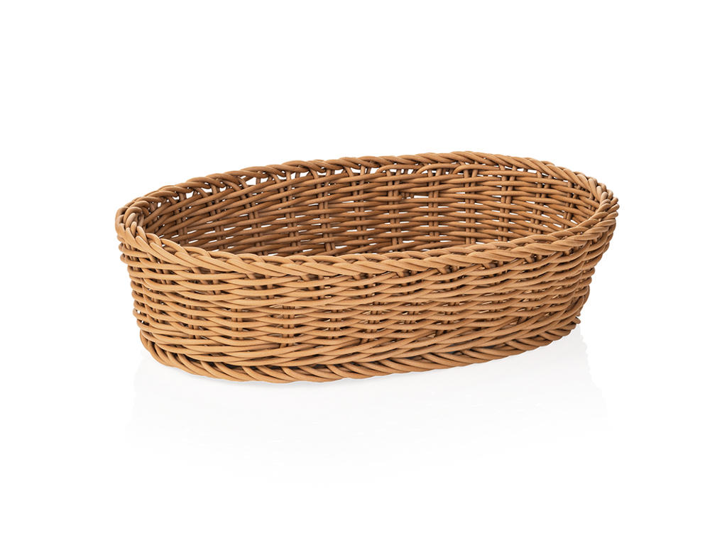 Bread Basket Beige 28x16x8 cm Weaver Pro