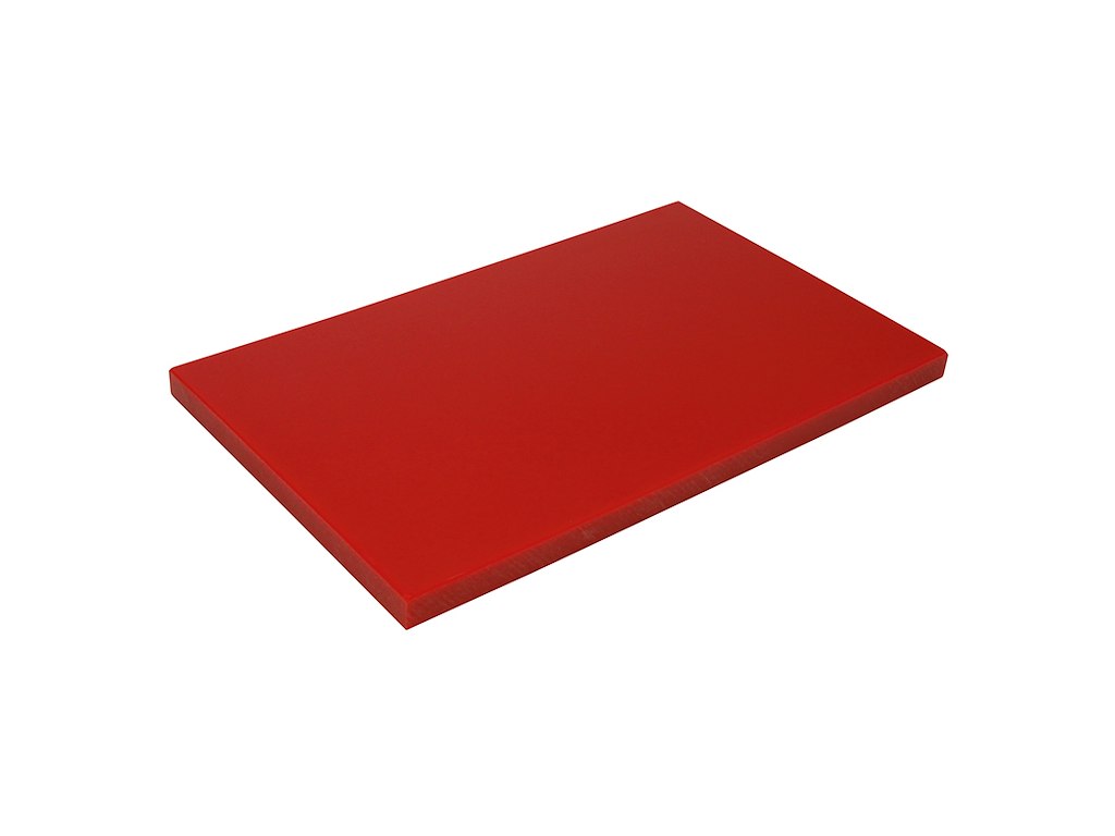 Cutting Board - Polyd - Red - 40x25x2cm