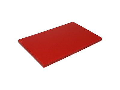 Cutting Board - Polyd - Red - 40x25x2cm