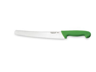 Universal knife, 25 cm, Granton, Green