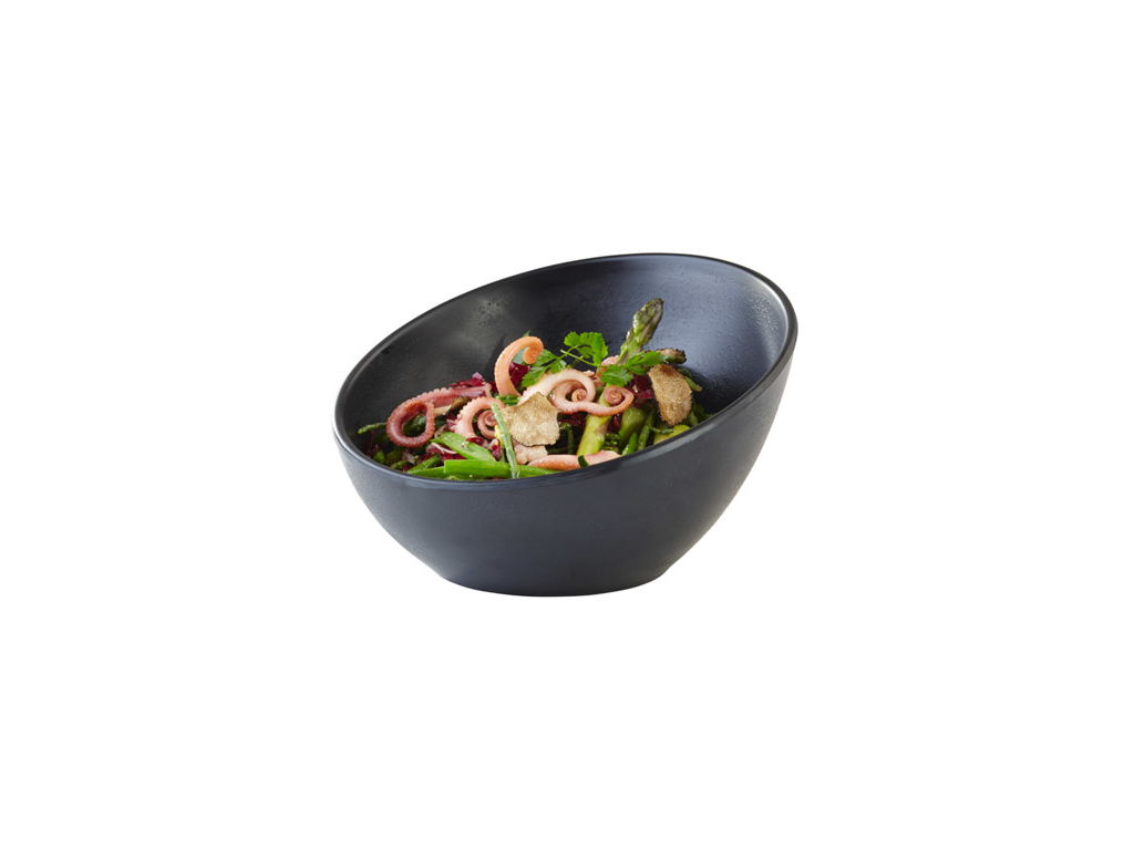 Melamin Skål, sort, 16 cm
