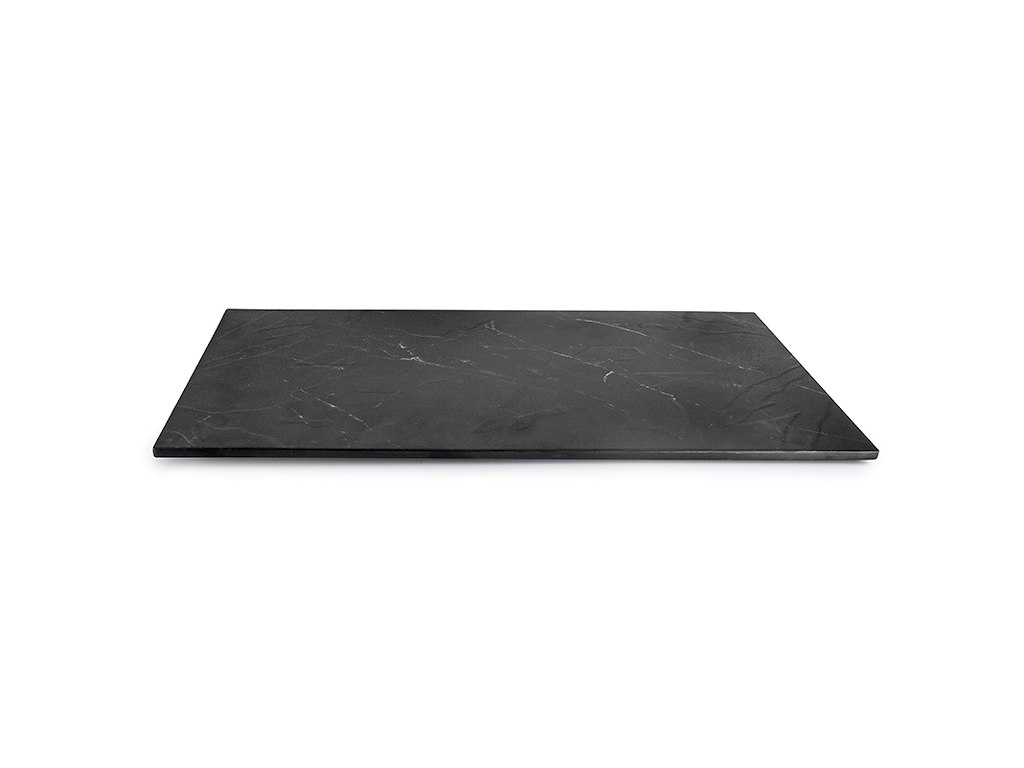 Tray Melamine Black Marble 1/3GN