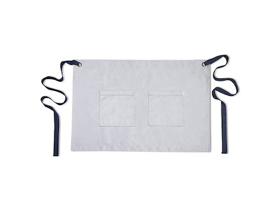 Apron Gray with Pockets 72.5x50 cm