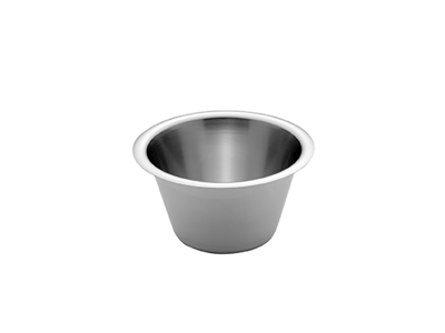 Conical stainless steel bowl 0.75 ltr. Ø 15 cm