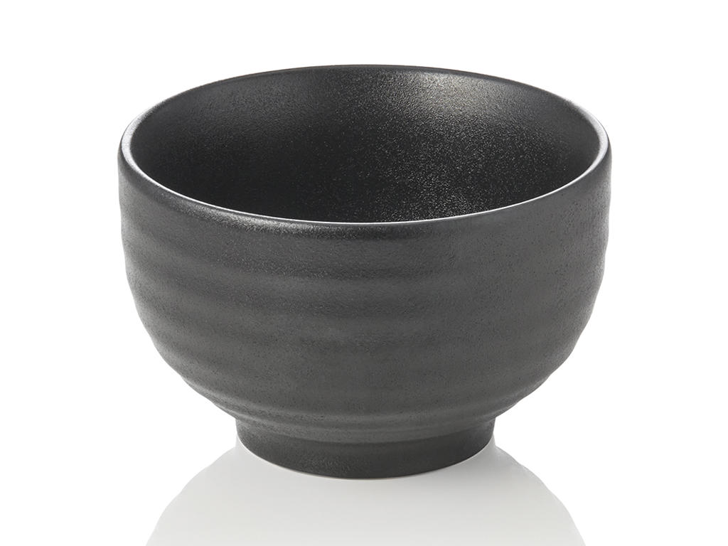 Bowl - Porcelain - Black - Ø 15.5cm - 0.85ltr - 100x155x155mm