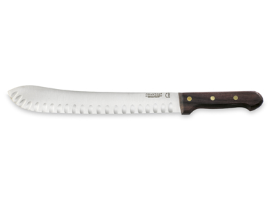 Cutting knife, 31 cm, Granton, wooden handle, with air blade