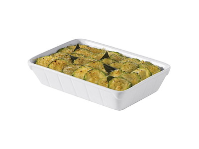 Tray Rectangular 19x13 cm White Sfood