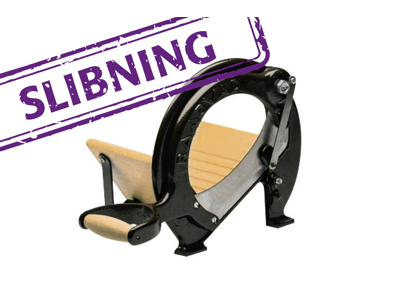 Bread machine knife sharpened