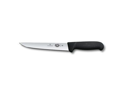 Deboner, 18 cm, Victorinox Fibrox, black, straight blade