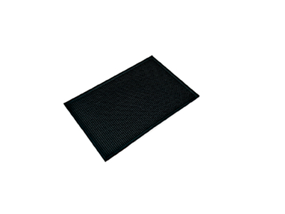Bar mat black plastic 30.5 x 46 cm
