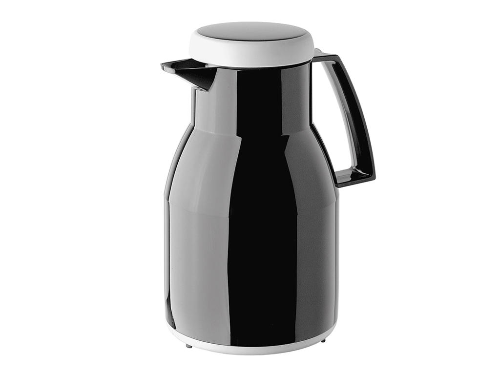 Thermal jug Black 1 ltr. dishwasher safe