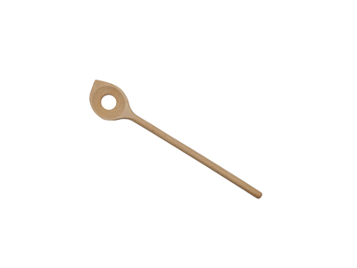 Ladle corner model with hole 25 cm beech