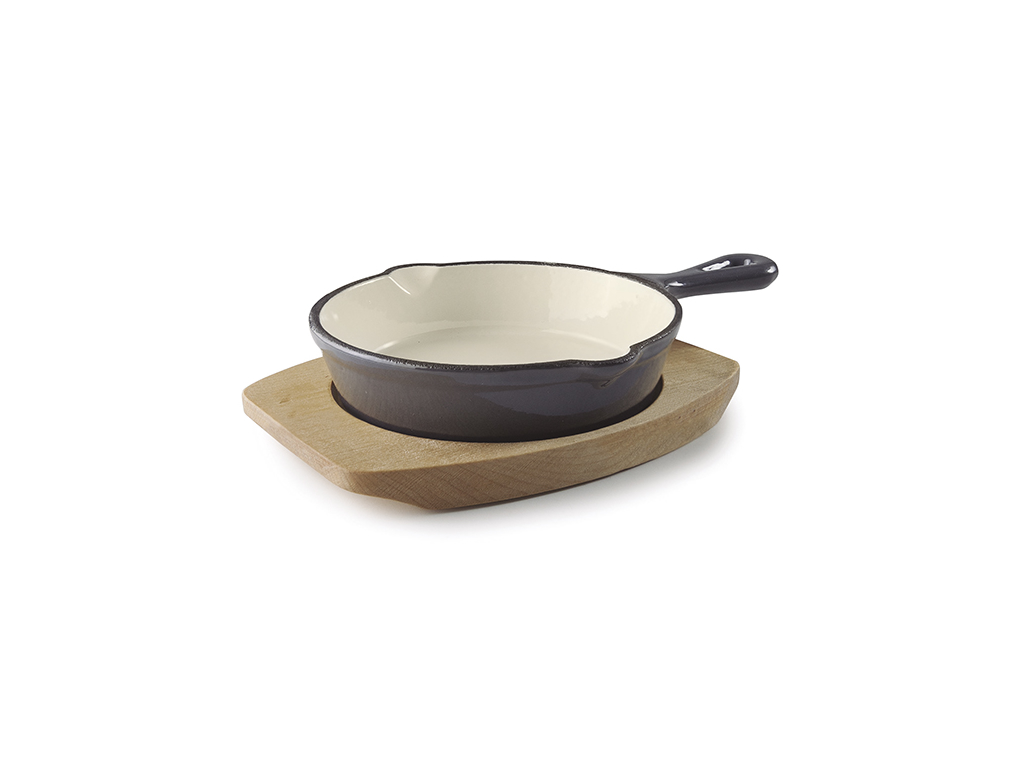 Frying pan cast iron Ø13.5 Gray