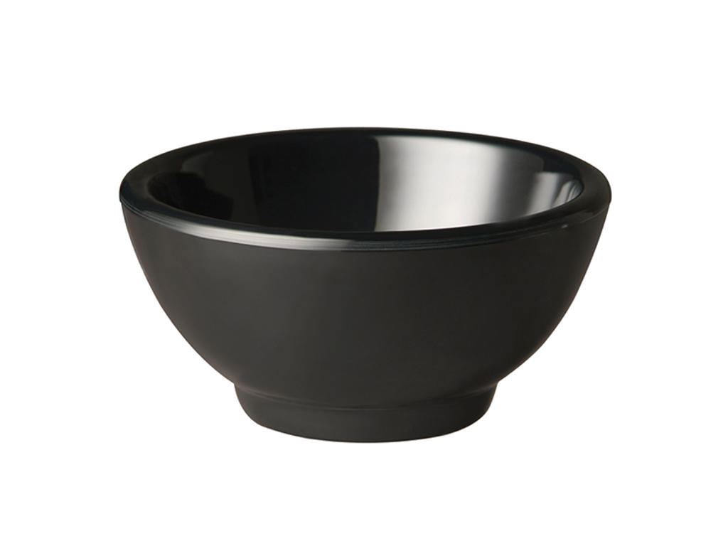 Melamine bowl black approx. Ø 5.5 cm, H: 4 cm