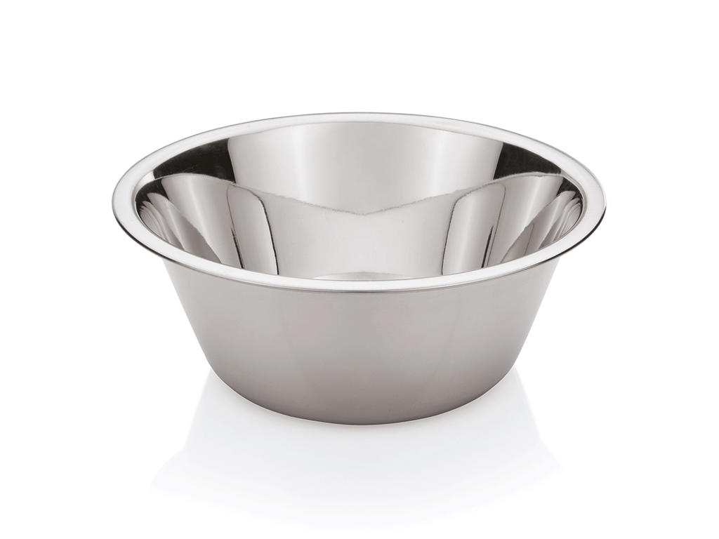 Conical stainless steel bowl 1.5 liters Ø 18cm