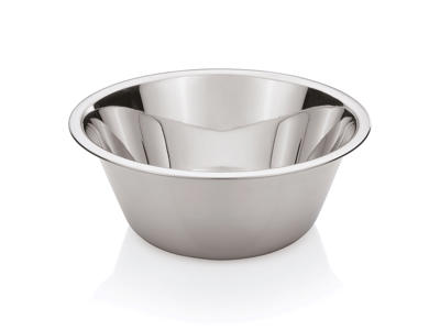 Conical stainless steel bowl 1.5 liters Ø 18cm