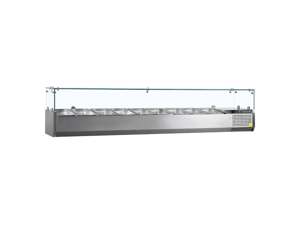 Cooling attachment GN1/3 x9 RF glass top