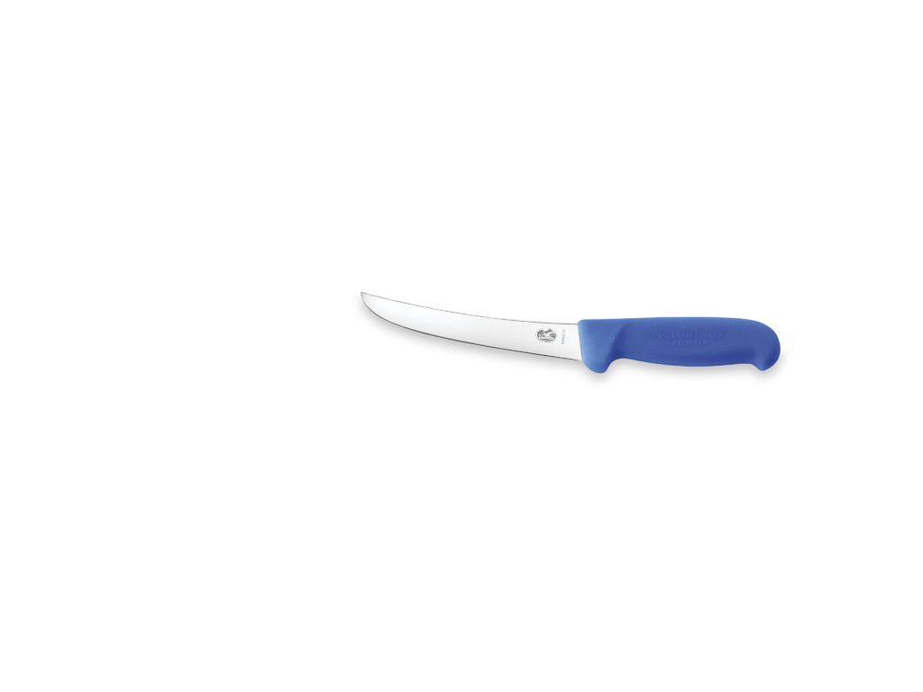 Deboner, 15 cm, Victorinox Fibrox, blue, with curve