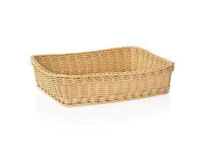 Bread Basket Light Beige 40x30x10 cm Weaver Pr