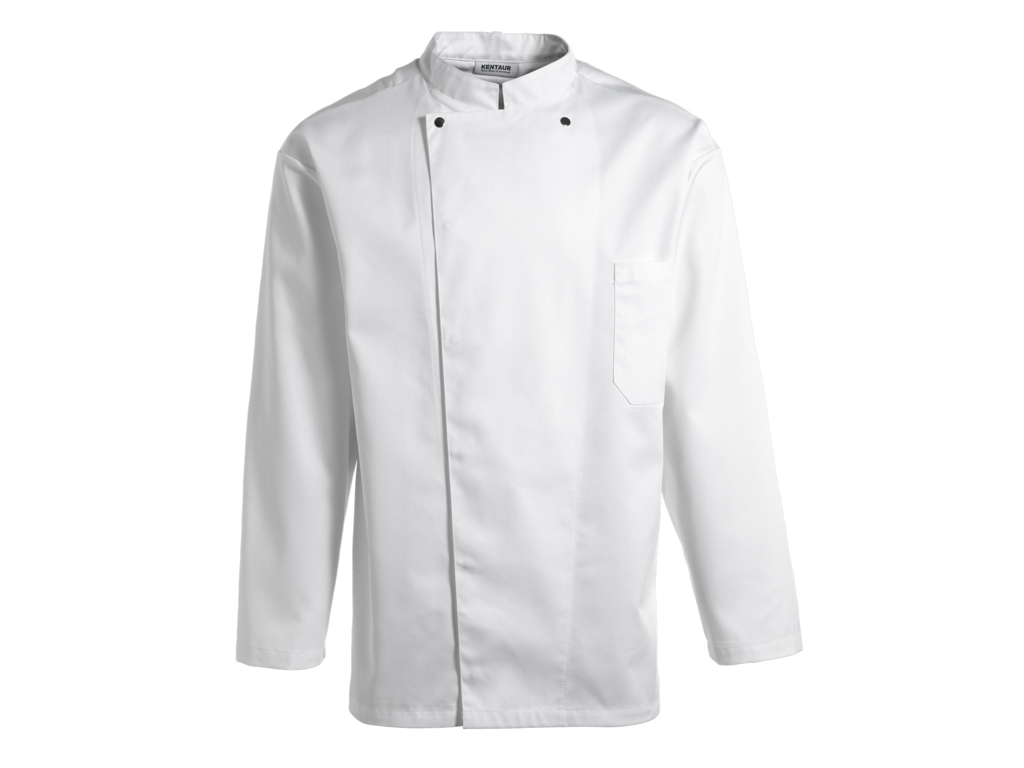 Kentaur Chef Jacket white with snap button
