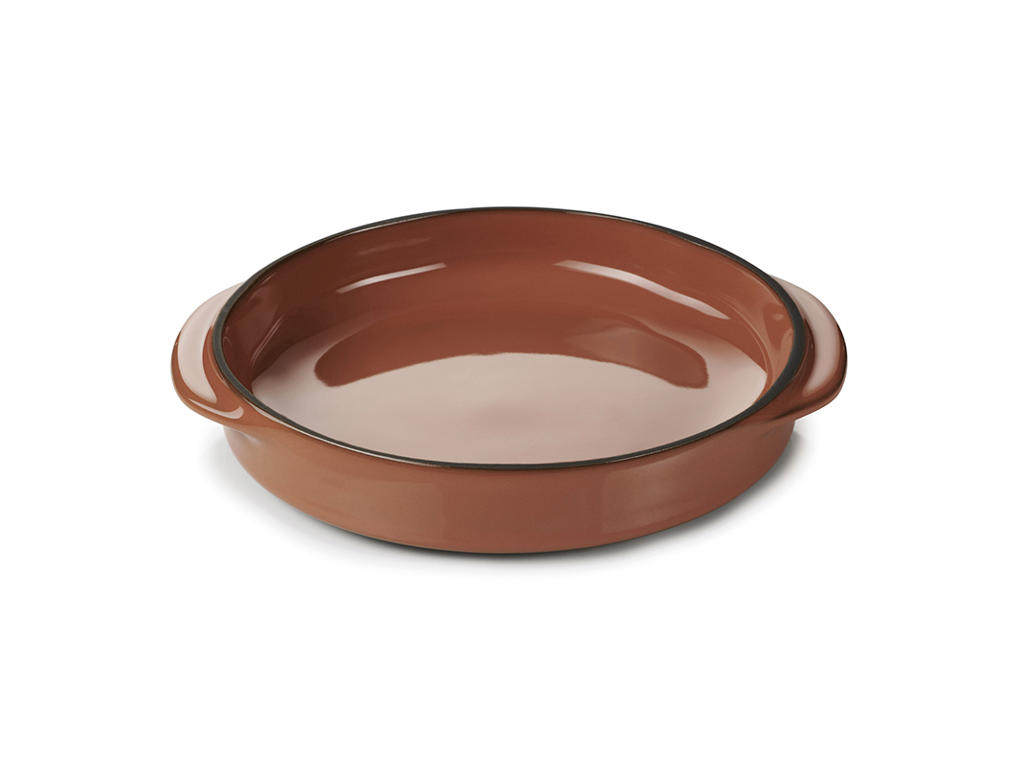 Tray 16x14 cm Brown Character Culinary