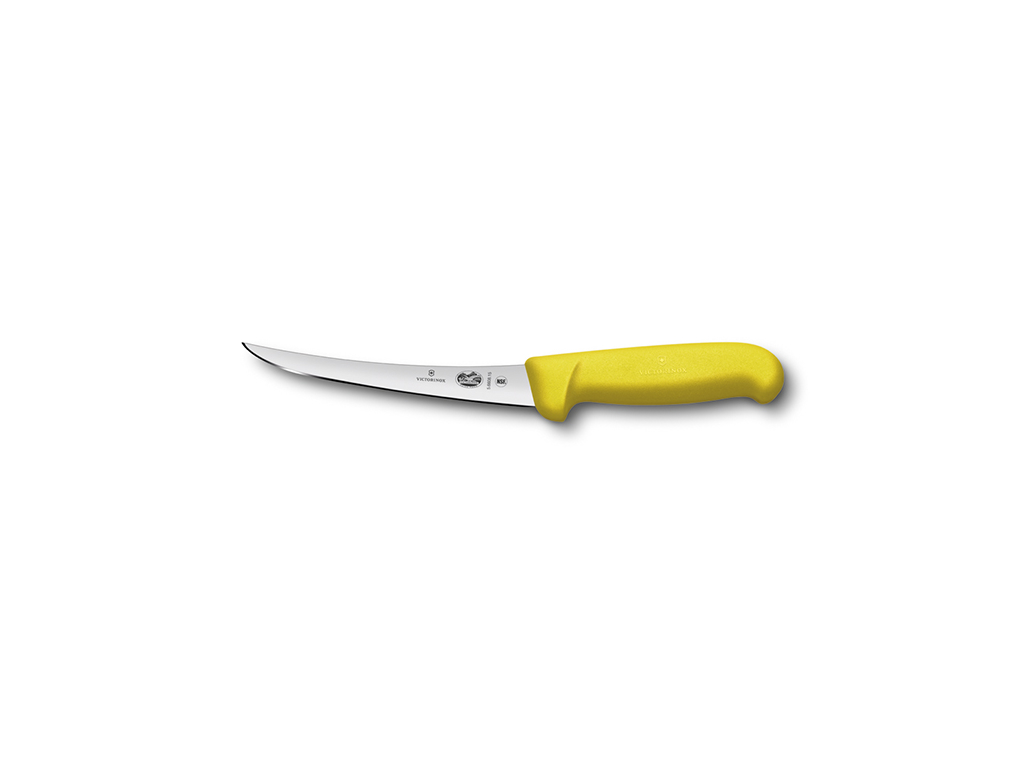 Deboner, 15 cm Victorinox Fibrox, yellow, slim, with curve