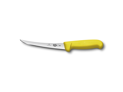 Deboner, 15 cm Victorinox Fibrox, yellow, slim, with curve