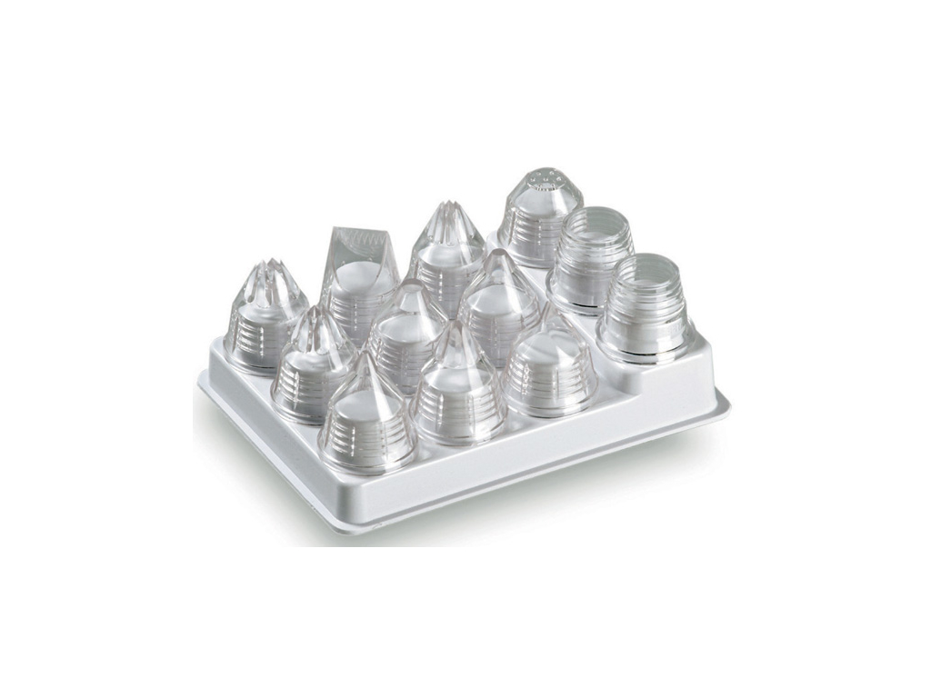 Polycarbonate nozzle set 10 nozzles Matfer