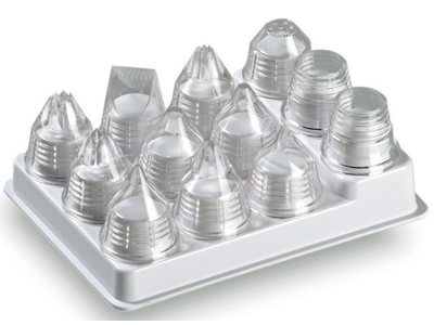 Polycarbonate nozzle set 10 nozzles Matfer