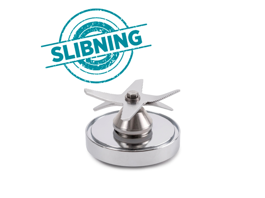 Blender knife, double ground