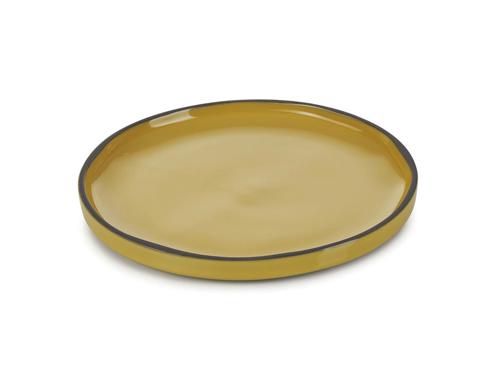 Plate Bread Ø15 cm Yellow Caractere