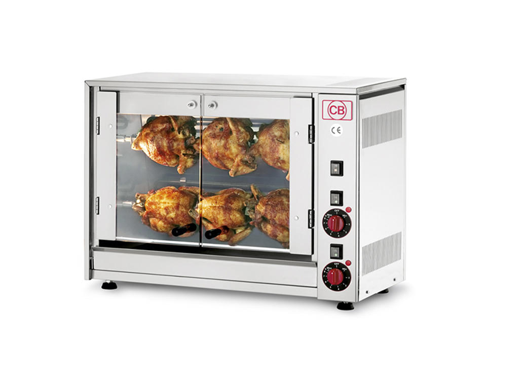 Chicken grill 2 skewers 6 chickens electric