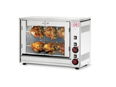 Chicken grill 2 skewers 6 chickens electric