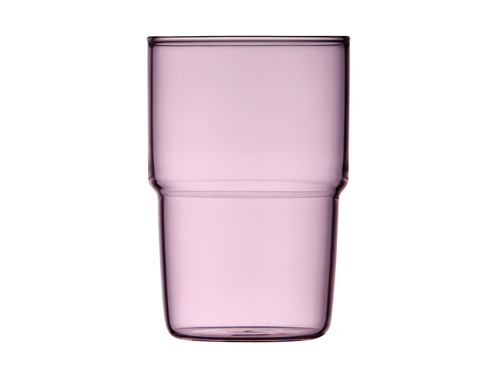 Glass Torino 40 cl 2 pcs. Pink