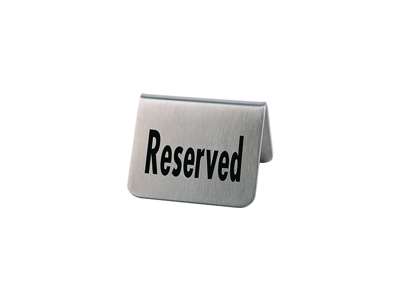 Sign Reserved RF 2 pcs 5x5 cm