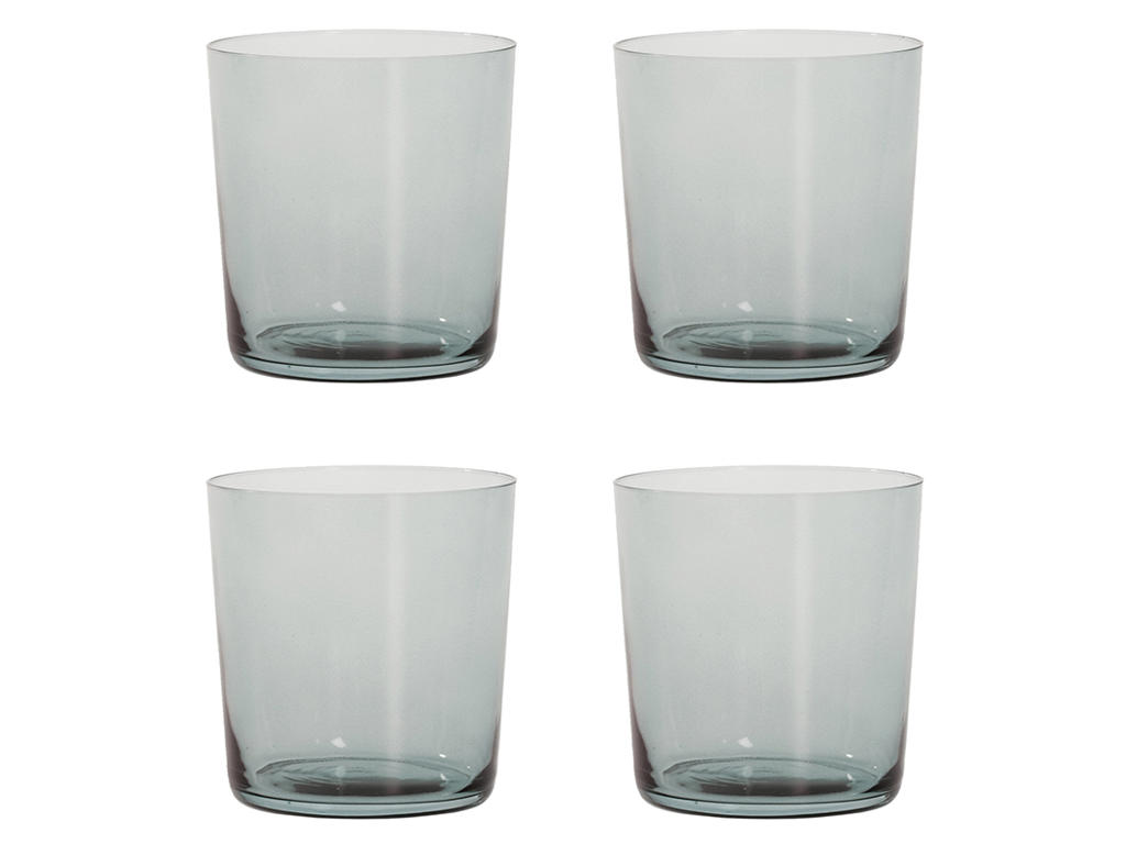 RAW Water Glass Smoke 4 pcs 37 cl