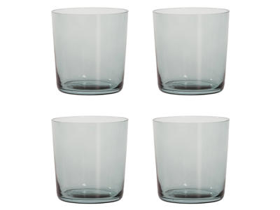 RAW Water Glass Smoke 4 pcs 37 cl